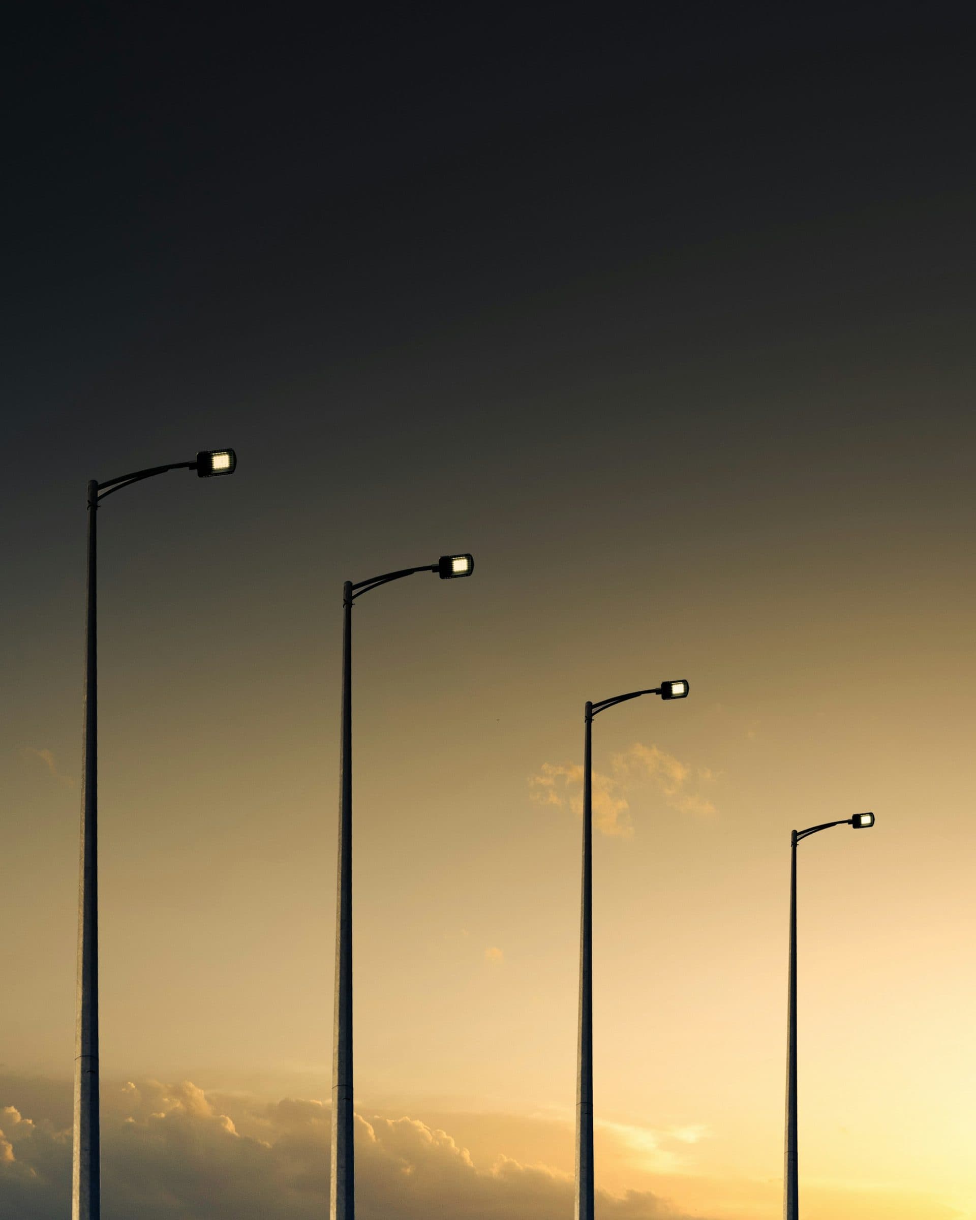 Pole & Street Lights — view 1