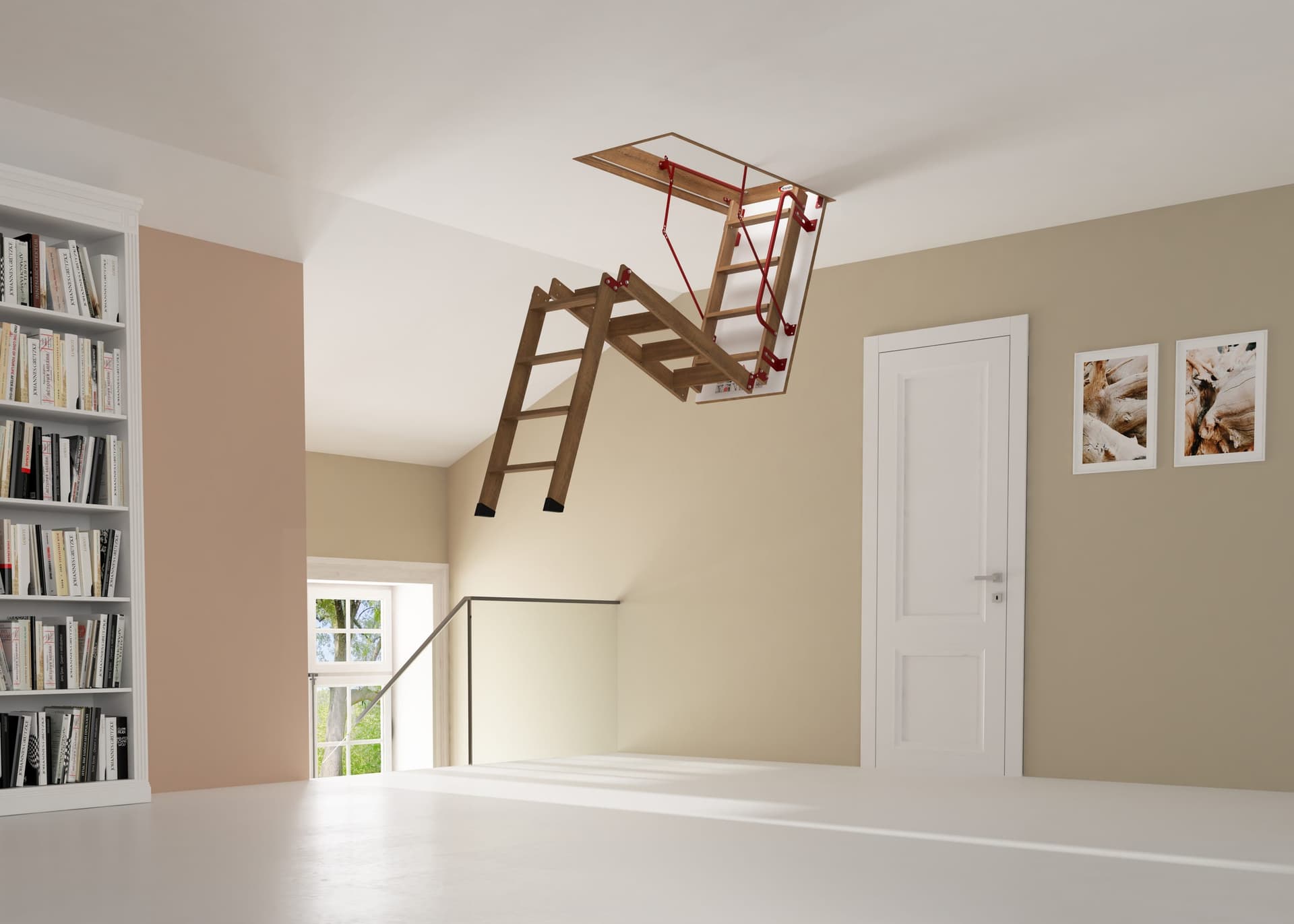 Roof hatch & loft ladder — view 2