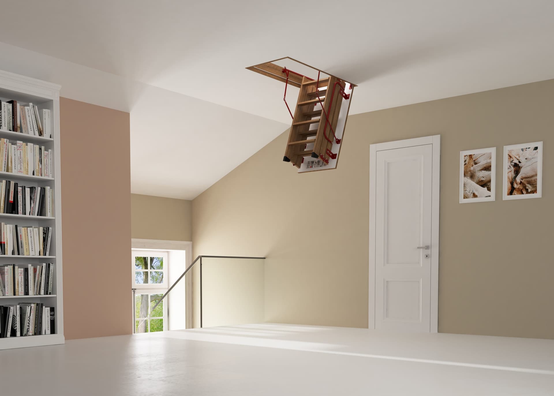 Roof hatch & loft ladder — view 3